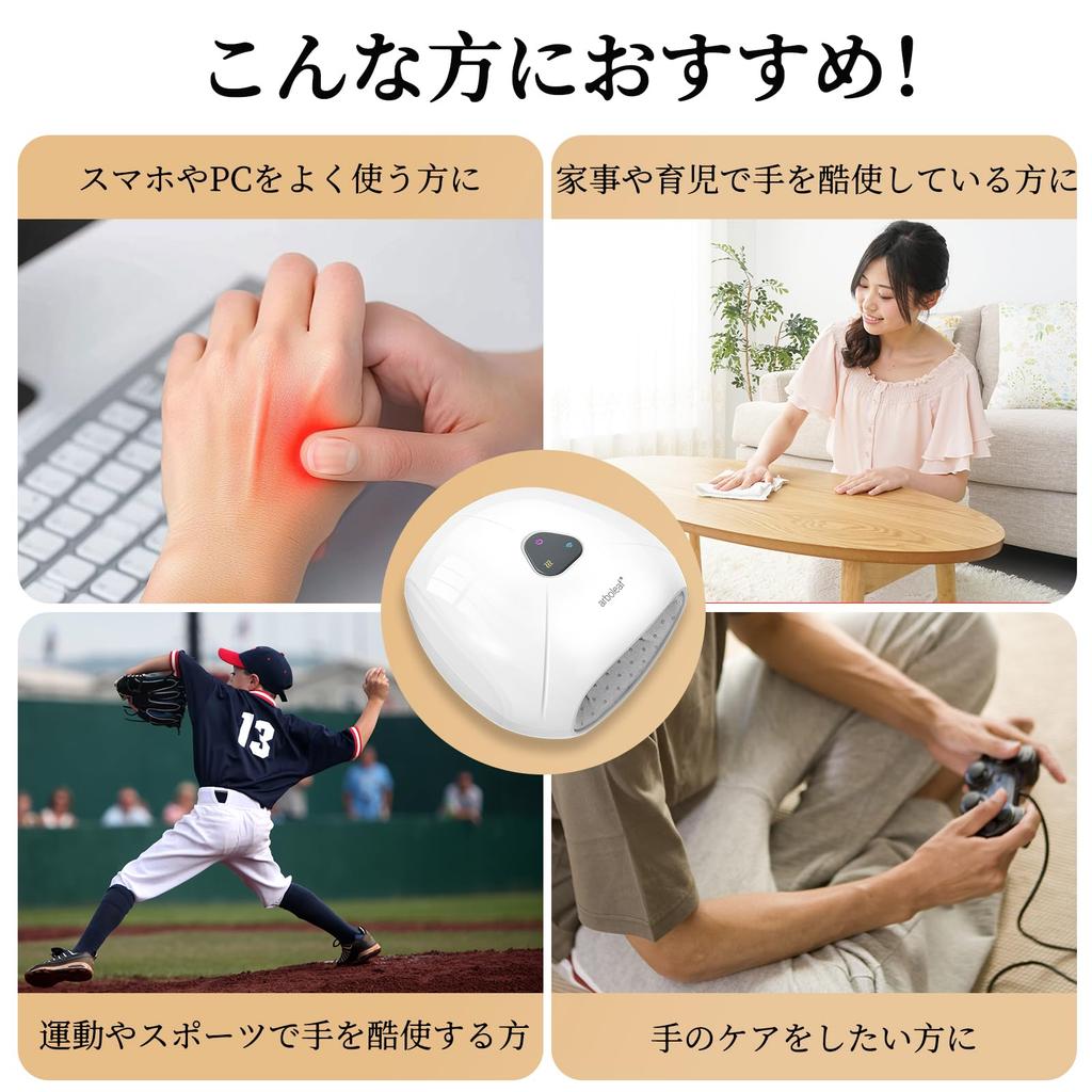 Arboleaf Hand Care Relaxation Device for Palms and Heat and Hand Respect for the Aged Day Birthday Day Support In Warranty Fingers, Compression,