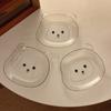 Little Bear Dinner Plate Cartoon Shape Bear Spit Bone Dish Desktop Trash Tray Snack Food Residue Fruit Plate Kitchen Tableware