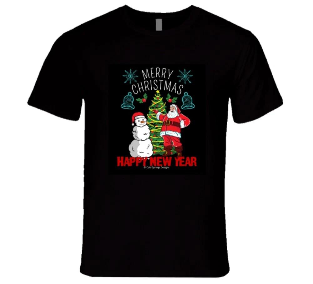 Merry Christmas Happy New Year Santa Premium Holiday Gift T Shirt S