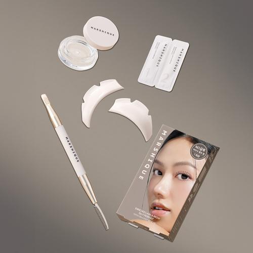 MARSHIQUE Enriched Lash & Brow Self Perm Kit with Black Tinting Serum (EPK01)