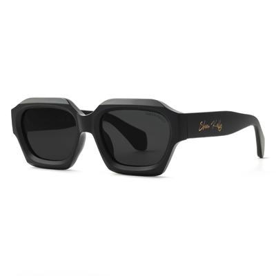 Hexagonal and Chunky Black 90s Style Eyeglasses [SHEEN KELLY] Retro, Thick, Sunglasses, Men's Women's Fashion, Oversized, Sunglasses,