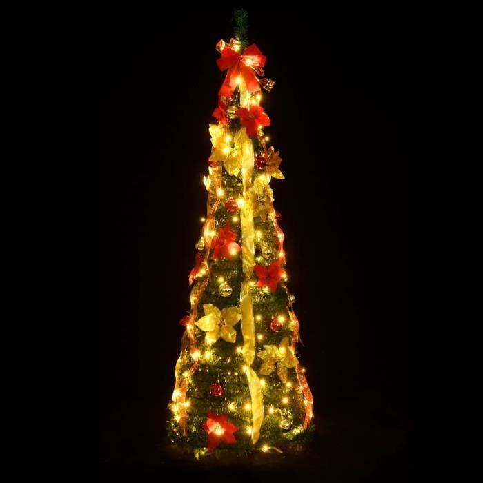 VidaXL Pop-up Artificial Christmas Tree 50 LED Green 120 Cm 357760