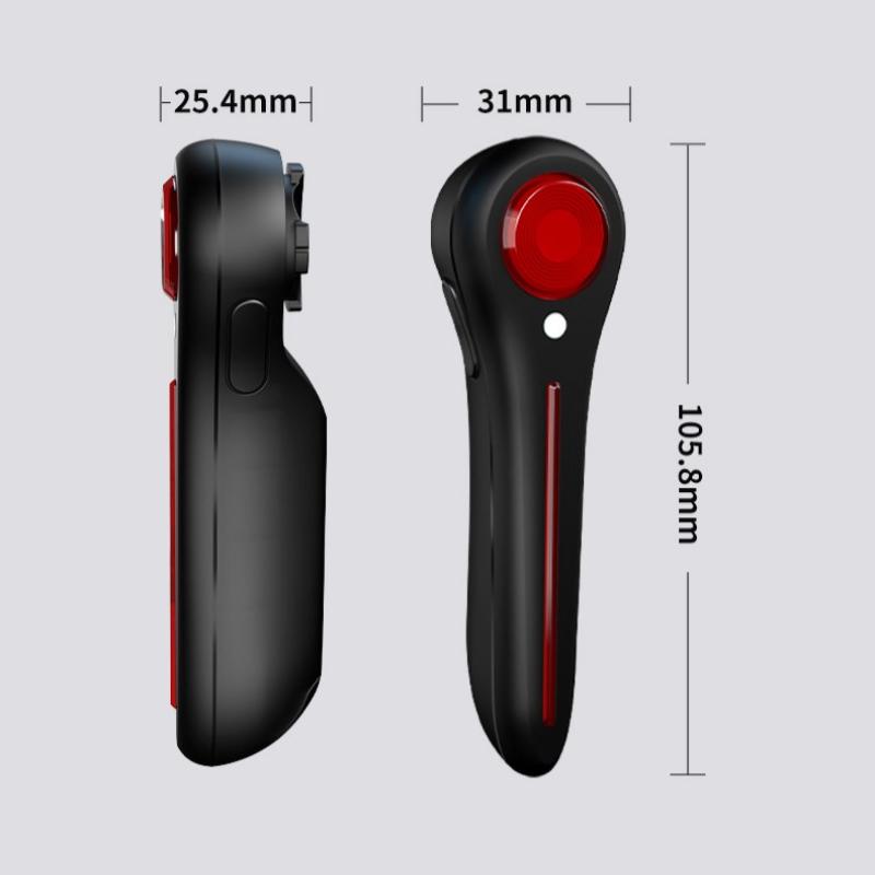 Luce Posteriore Bicicletta Sensore Frenata Ipx6 Flusso Lineare Lampeggiante Luci Posteriori Sensore Luce Intelligente Ricaricabile Led