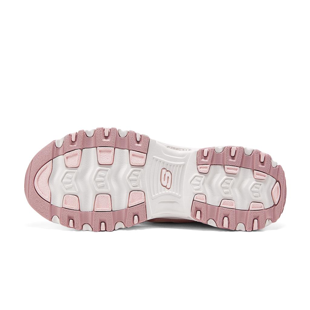 Skechers DLites 1.0 Panda Shoes Thick Sole Height Increasing Fashion Versatile Casual Sports Low Top Dad Shoes Women Sneaker Light-Pink 150552-LTPK