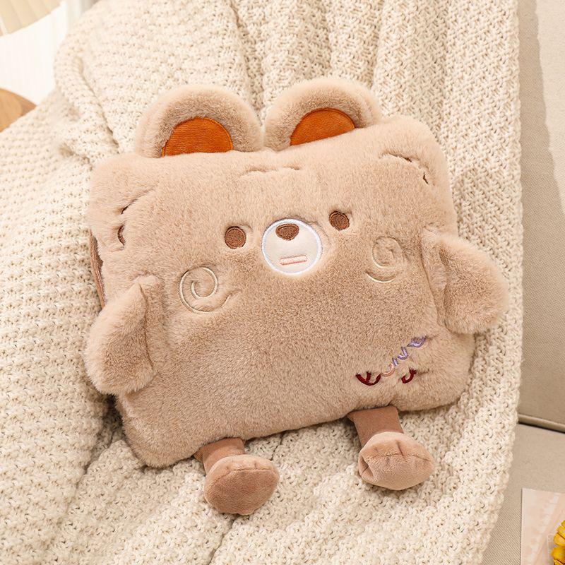 Bolsa de Água Quente Portátil Fofa para Aquecer Abdômen, Mãos e Pés