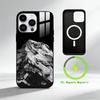 Etui na telefon H-hill dla iPhone 17 16 15 14 13 12 Pro Max Plus z lustrzaną osłoną, magnetyczną, do ładowania bezprzewodowego