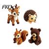 Progetto Creativo con Perline Kit Piccolo Animale 3D con Perline, Kit Fai-da-Te Carino con Perline Colorate e Istruzioni Dettagliate, 4 Modelli
