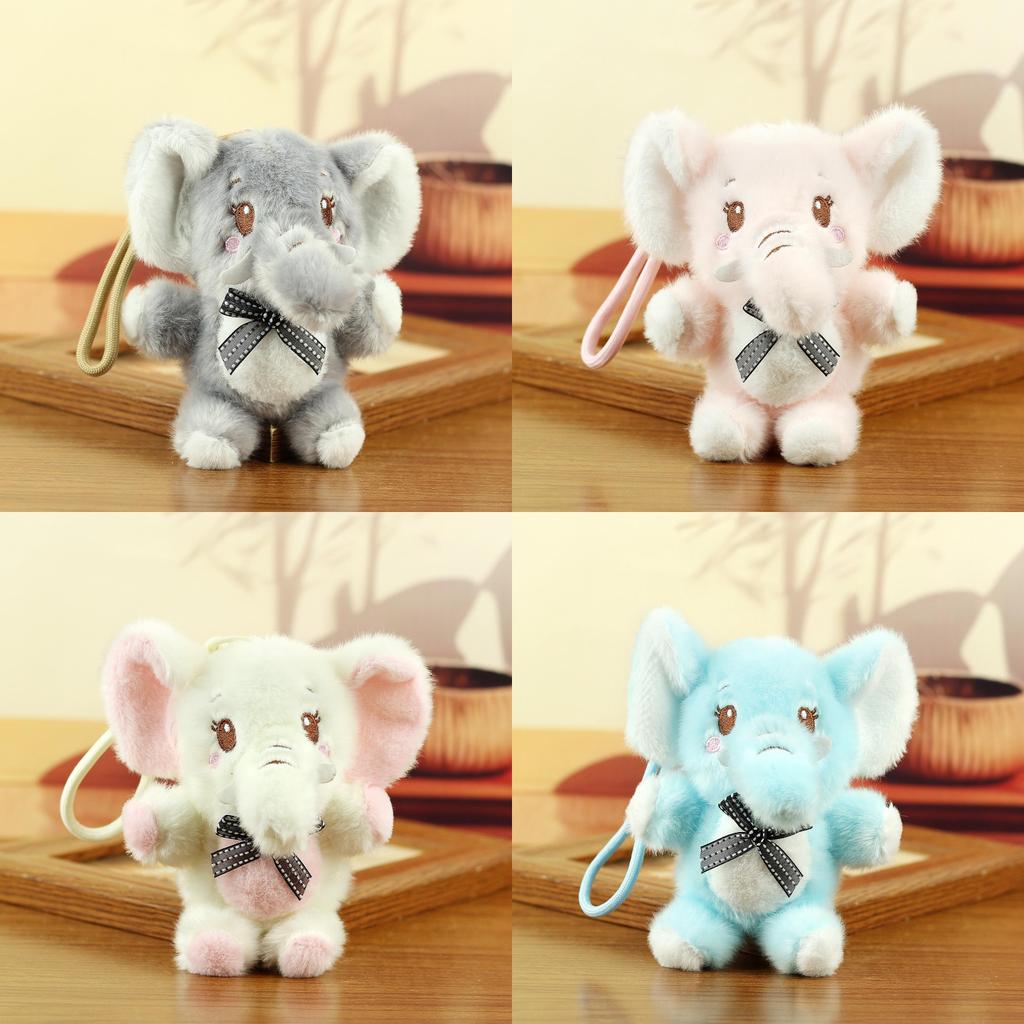 Elephant Plush Keychain With Long Nose Soft Toy For Kids And Adults