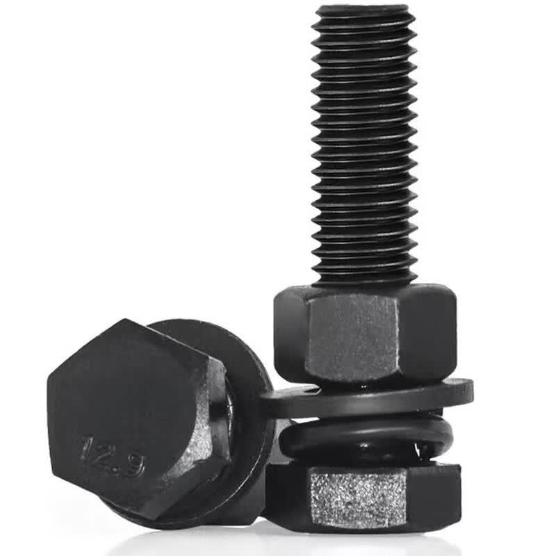 M14 Grade 12.9 Hex Head Fully Threaded Bolt and Nut Set