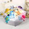 Bluey And Bingo Adventure Outdoor Automatic Umbrella Compact & Durable 8-Rib Design Foldable Design Travel Essential Fashionable Accessory