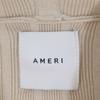 AMERI UNDRESSED Linen Blend No Sleeve Rib Knit Long Dress Beige Women Used