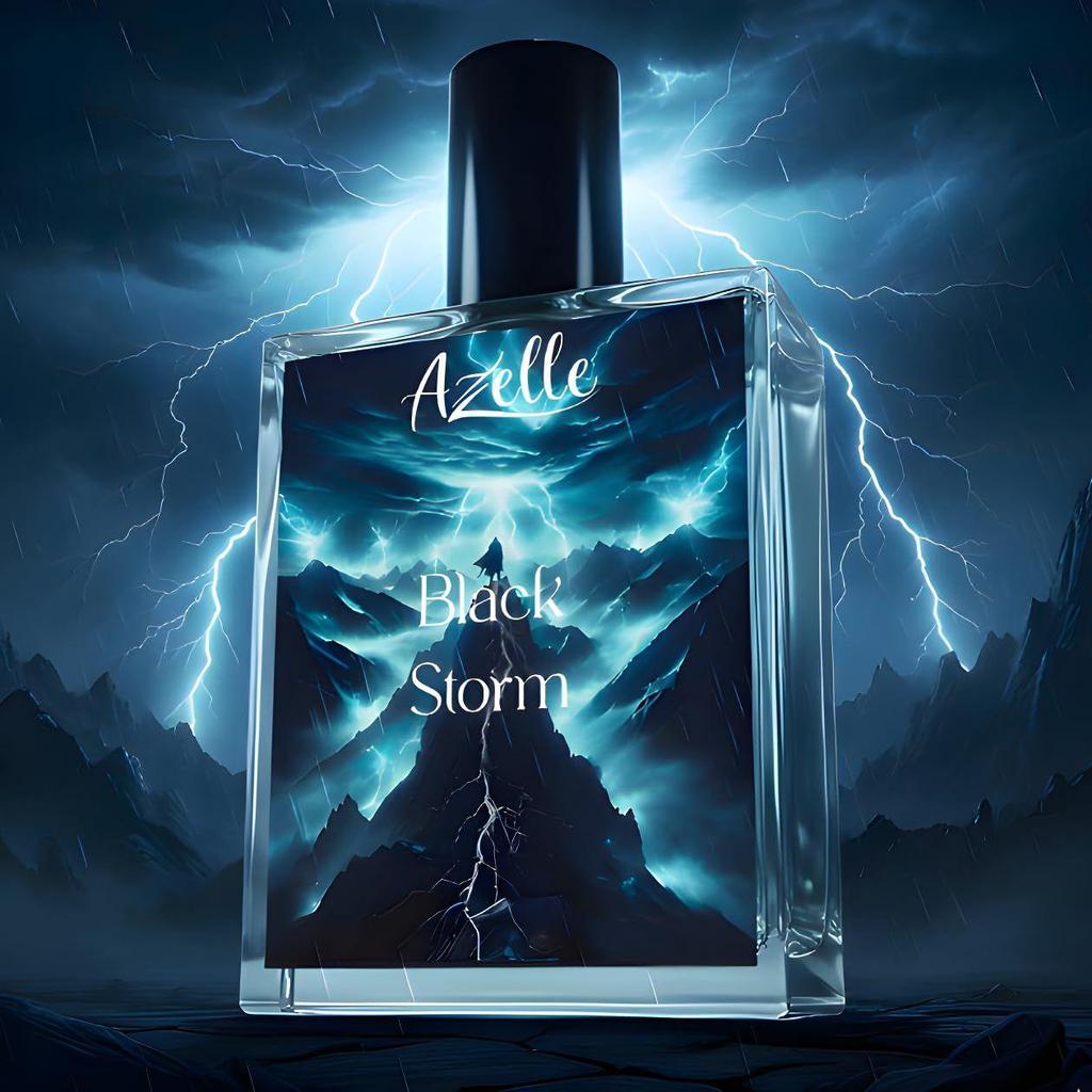 Black Storm Long Lasting Eau de Parfum for Men | Premium Woody Spicy Citrus Musk Fragrance | Strong Masculine Scent for Daily, Office