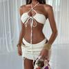 1011 new European and American split bikini sexy bikini swimsuit women ins three