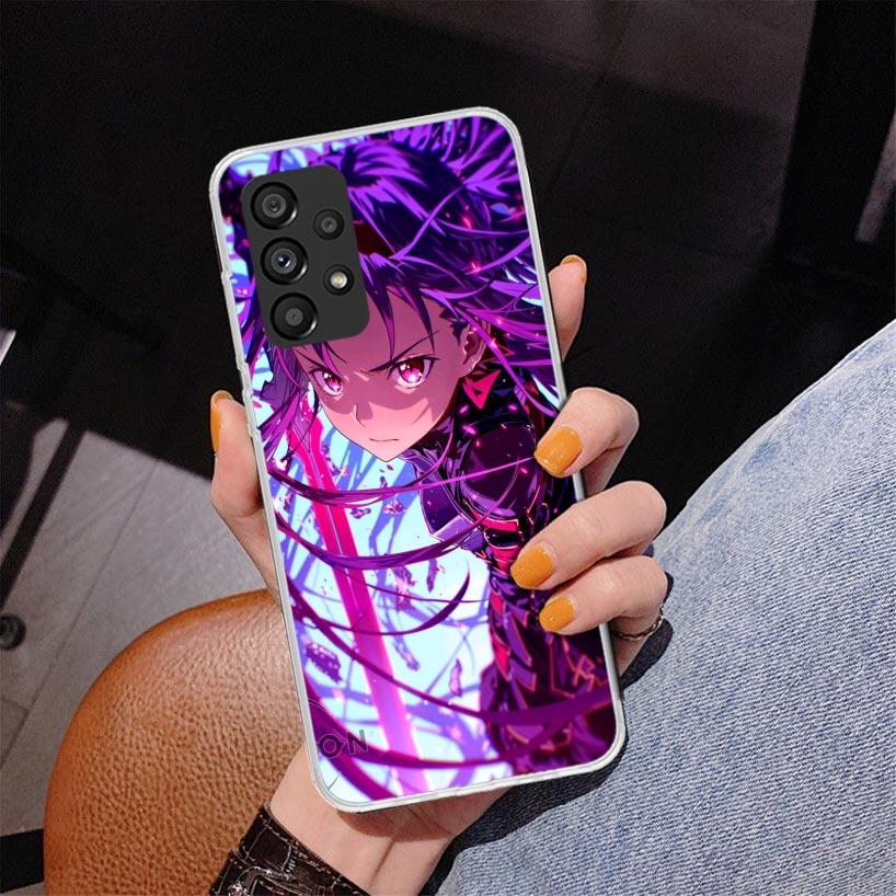 Anime Sword Art Online SAO Phone Case For Samsung Galaxy A52 A32 A22 A12 A51 A31 A50S A30S A20S A10S Note 20 Ultra 10 Plus S10 A