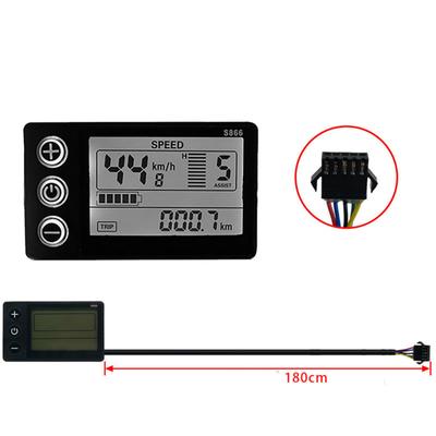 Ηλεκτρικό ποδήλατο LCD-s866 Έξυπνος μετρητής LCD Οθόνη ελαφρύ βροχής Sm Plug Ηλεκτρικό σκούτερ Ηλεκτρονικό ποδήλατο