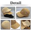 Straw Cap Hat Mesh UV Protection Breathable Casual Stylish CZA116 [White Fang] Women's (Dark Brown)