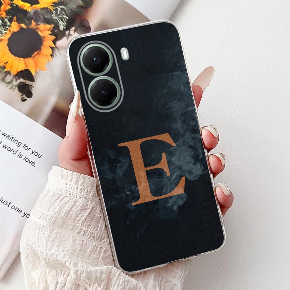 For Xiaomi Poco X7 Pro Case Luxury Letters Cover Clear Silicone Soft Slim Phone Case For Xiaomi Poco X7 PocoX7 Pro X7Pro 5G Bags