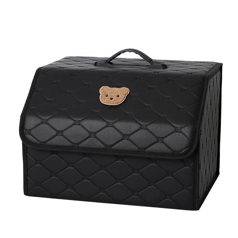 Leather Multi-Function Folding Car Trunk Storage Box