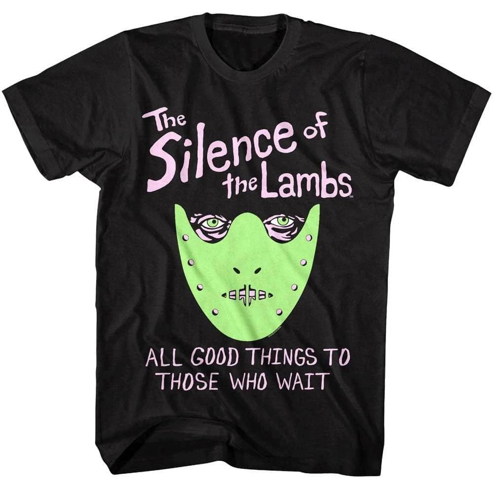 Silence of the Lambs All Good Things to those Who Wait Men s T Shirt 4XL