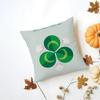 Simple Casual Fresh Elegant Simple Flower Art Cushion Cover Washable Linen Pillowcase Soft  for Daily Sofa Bed Home Room Decor