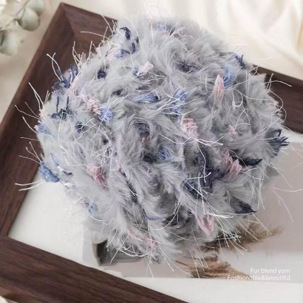Mixed Flowers Fancy Yarn Colorful Woven Thread New Blended Yarn  Knitted Scarf Hat Sweater