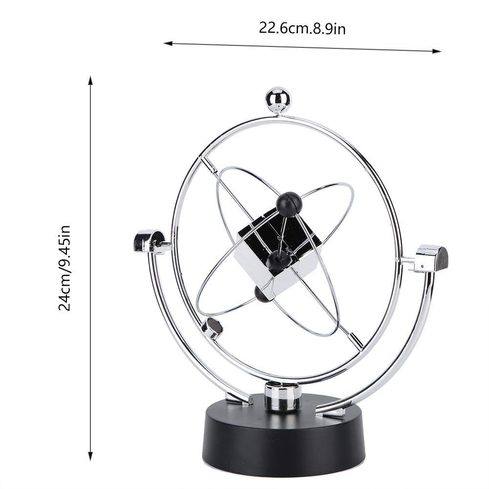 Atyhao Newtonsche Kugel Pendel Kugelpendel Eisenkugel Newtonsche Kugel Gleichgewichtskugel Innendekoration Physik Pendel Gleichgewichtskugel Kugelpendel Newton