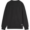 Levis Denim Wanderer Series Logo Print Ribbed Crew Neck Loose Comfortable Long Sleeve Sweatshirt Men sweatshirt Black 0018N-0002