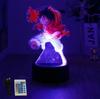 Anime Figuren Neue 3D Lampe 16cm One Piece Luffy Roronoa Intelligente Touch LED Nachtlicht Heimdeko Zimmer Kindergeburtstag Modell Spielzeug Geschenke