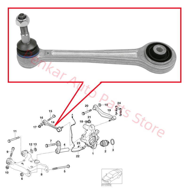 33326777424 33322348886 Rear Control Arm For BMW E60 E61 E63 E64 E65 E66