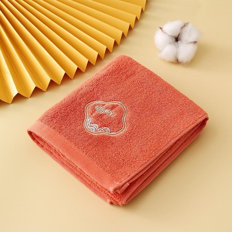 

Подарочные полотенца из чистого хлопка для обустройства дома, однотонные полотенца для мытья лица, подарочная коробка с вышивкой из хлопка 34*74cm