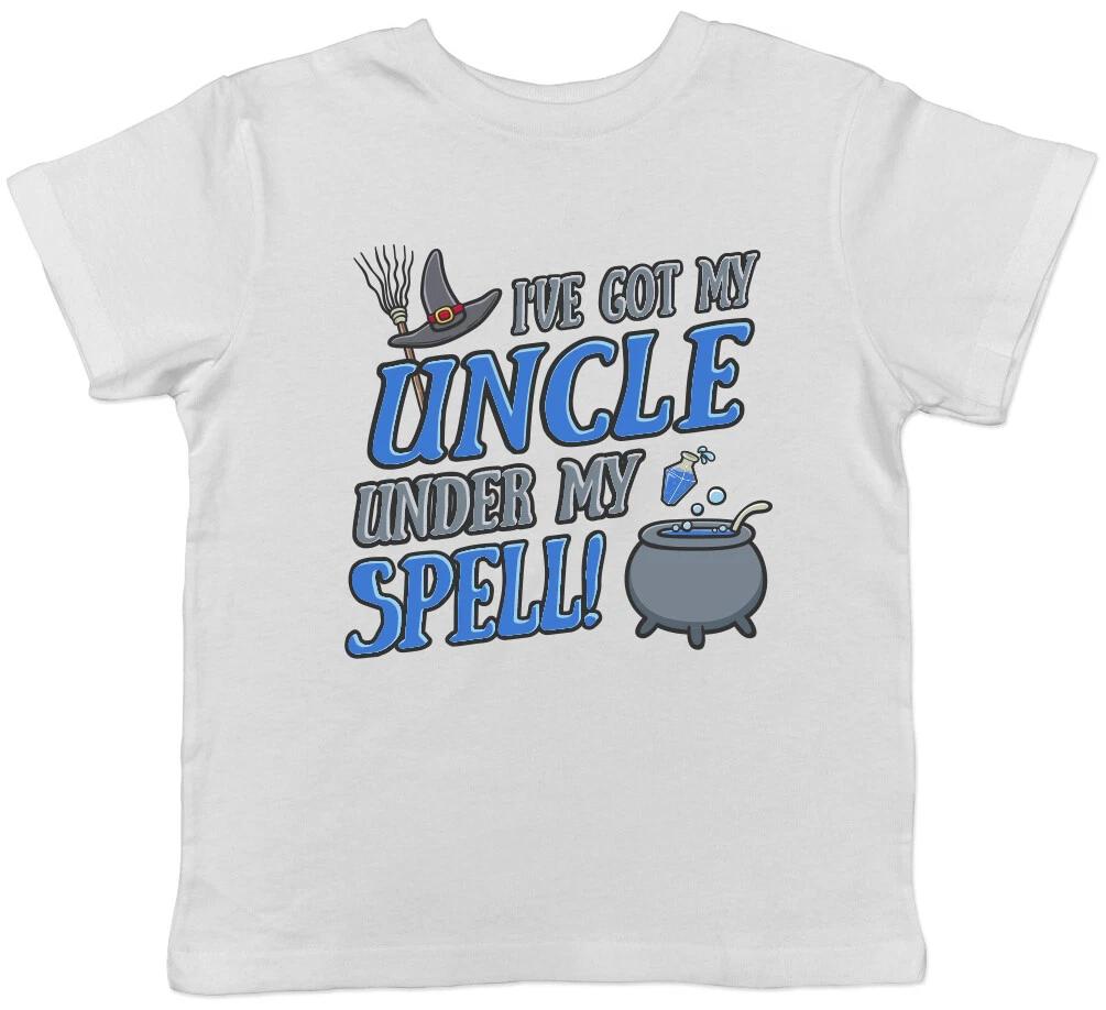 I ve Got My Uncle Under my Spell Halloween Boys Kids Childrens T-Shirt 140
