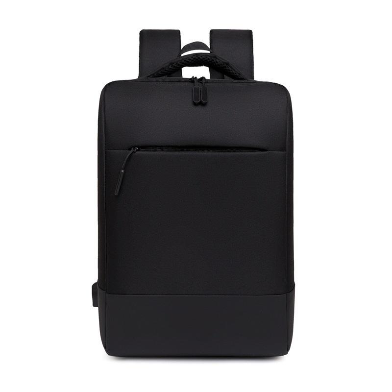 Casual simple business men's backpack trend travel student computer bag, polyester notebook backpack