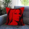 Singer Kkylie Mminogue Doublesided Printed Pillow Cover Short Plush Suitable Living Rooms Bedrooms Sofas Throw Cushion Cover