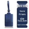 Metal Buckle Boarding Pass and PU Leather Luggage Tag with Hot Stamped Paper Card