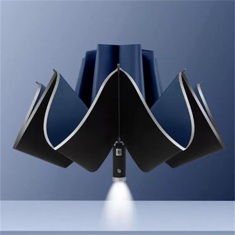 LED Reinforced Automatic Sun & Rain Umbrella
