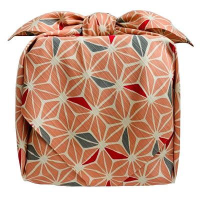 Grand Furoshiki Coton Chanvre Feuille de Cerisier Classique Fabriqué en Rose (tissu d'emballage), 105cm, Shantung, Motif, Rose, Mignon, Élégant, Auspicieux,