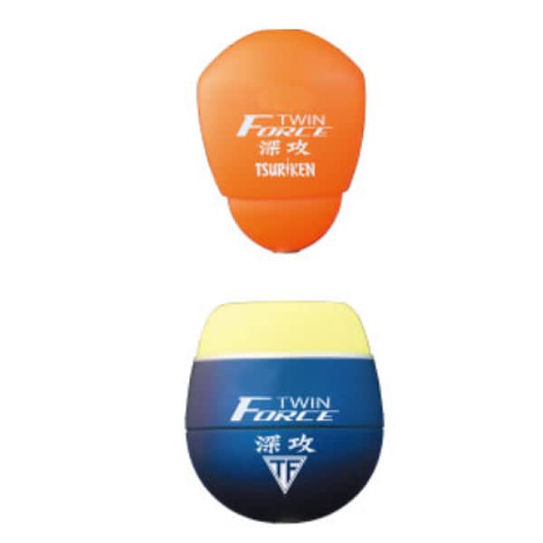 TSURIKEN Twin Force Deep Attack Float, Orange, 5B/-5B