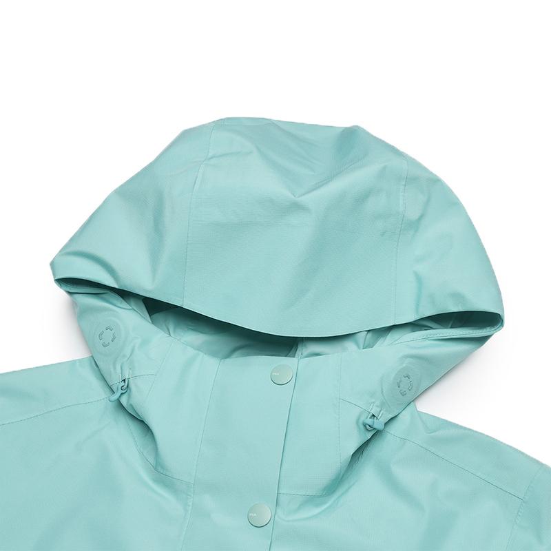 Fila Fashion Hooded Two-Piece Set Jacket Women Jackets Gray Green A11W517721FGN