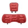 Luxury Flannel Winter Plush Car Seat Cushion for Mercedes-Benz & BMW - Thick, Warm, Three-Piece Rear Set