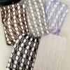 Elegant Fishnet Pantyhose High Elasticity Hollowed Textured Lace Tights for Ladies Aesthetic Patterned Mesh Stockings