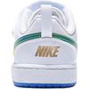 Nike Court Borough Comfortable Versatile Low-Top Walking Shoes Baby sneaker White Green Yellow IR3996-100