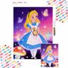 Diamonds Full Diamond Alice In Wonderland Art Painting Kit Diamond Painting Home Decor