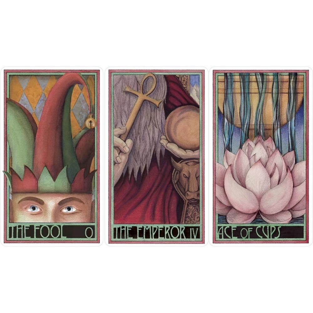 Erenberg Tarot Deck 12*7cm in Rigid Box, Intimate Close-Up Illustrations - Standard Tarot Cards Double-embossed Cardstock