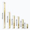 Alloy Steel Screwdriver Bit Set for Electric Drills, 25-150mm Length, PH00 PH2 Sizes, Gold Finish