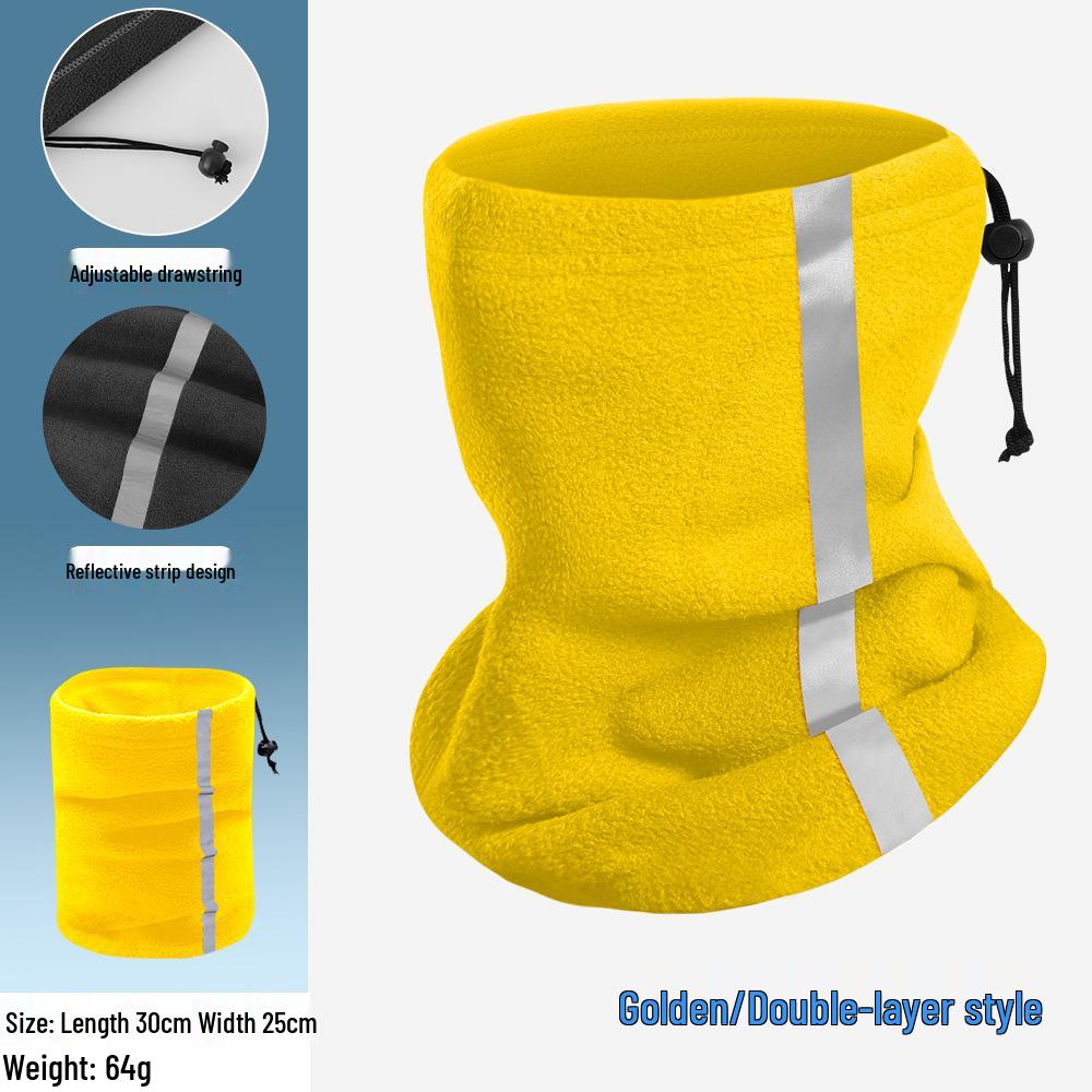 Adjustable Multifunctional Neck Warmer: Windproof Skiing & Cycling Gaiter for Autumn & Winter
