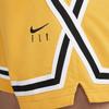 Nike Fly Crossover Logo Embroidered Straight Regular Shorts Women Shorts Yellow DH7326-848