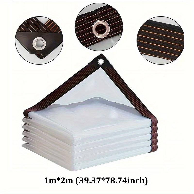 

Прозрачные брезенты с люверсами-Прозрачный брезент для уличных садов, защиты растений в теплицах, патио, крыши, веранды и курятника