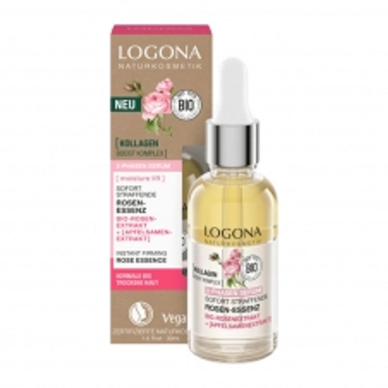 Logona Moisture Lift Collagen Boost Rose Essence 30ml