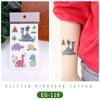 Ruikalong Glitter Animal Tattoo Stickers for Kids - Cartoon Dinosaurs, Water Transfer