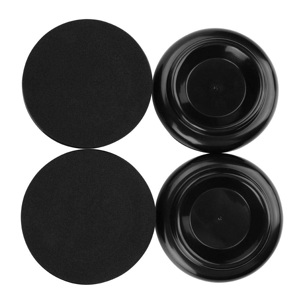 Piano Caster Cup Set Wheel Cups with Slip and Foot Pads for Upright Pianos (4 pieces) Resistance, Stability, Load-Bearing Capacity, Pressure-Resistant